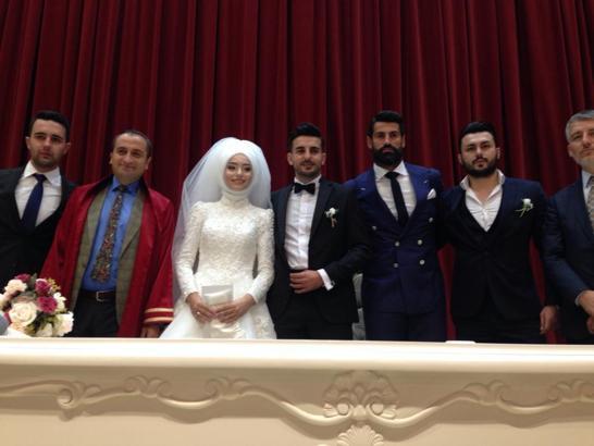 Volkan Demirel nikah şahidi oldu
