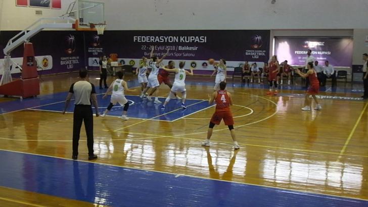 Kadınlar Basketbol Ligi Federasyon Kupası Burhaniye'de başladı