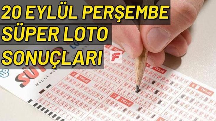Süper Loto'da ikramiye katlanarak büyüyor! MPİ 20 Eylül 2018 Süper Loto sonuçları
