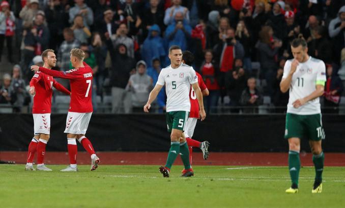 Danimarka, Galler'i Eriksen'le geçti