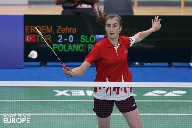 Avrupa Gençler Badminton Şampiyonası'nda çeyrek finale yükseldik