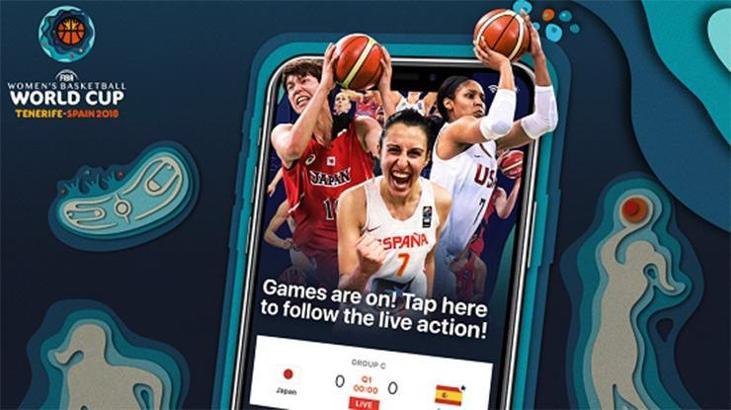 FIBA'dan Kadınlar Basketbol Dünya Kupası 2018'e Özel Mobil Uygulama