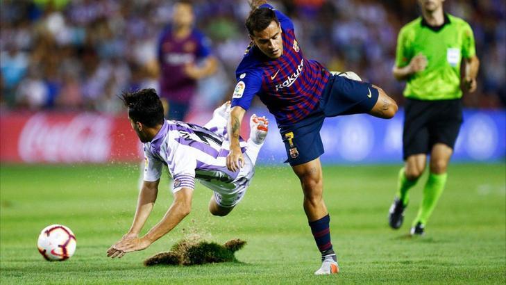 Valladolid - Barcelona maçındaki kötü zemin ceza getiriyor