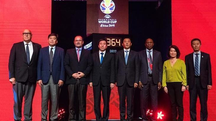 FIBA Basketbol Dünya Kupası'na 1 yıl kala Çin'de geri sayım başladı
