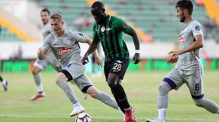 Akhisarspor - Çaykur Rizespor maç sonucu: 1-1