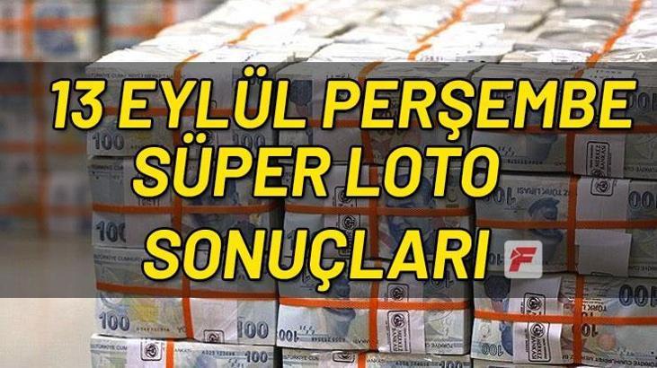 13 Eylül Süper Loto sonuçları açıklandı: Süper Loto'dan dev ikramiye!