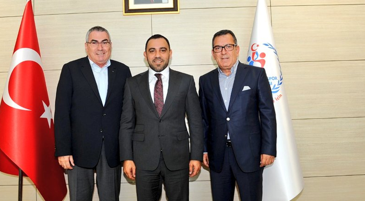 Erdener ve Topaloğlu'ndan Hamza Yerlikaya'ya ziyaret