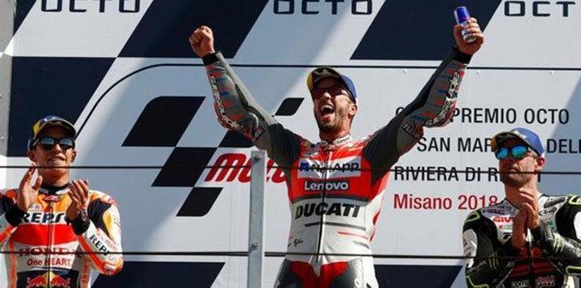 San Marino'nun galibi Dovizioso