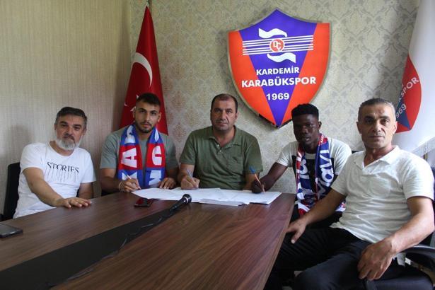 Karabükspor'dan çifte imza