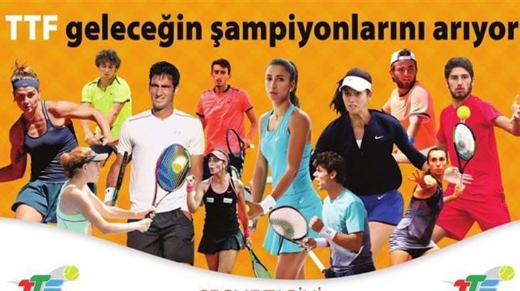 Tenis Federasyonu geleceğin şampiyonlarını arıyor