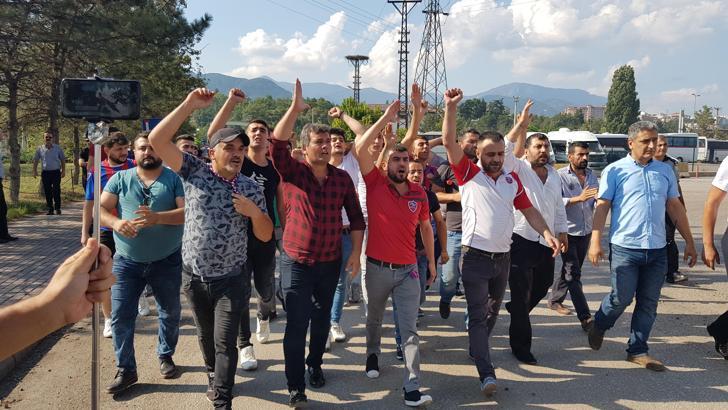 Karabükspor taraftarından tepki