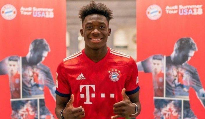 Alphonso Davies Bayern Münih'te