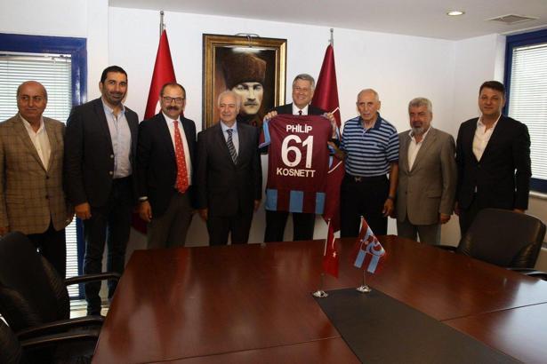 Philip Kosnett'ten Trabzonspor'a ziyaret