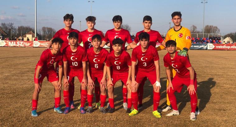 U15 Milli Takımı, Macaristan'ı 2-1 mağlup etti