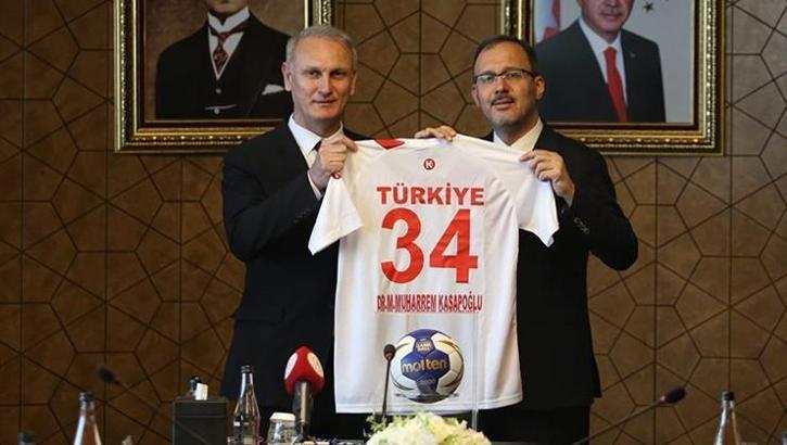 THF Yönetim Kurulu'ndan, Gençlik ve Spor Bakanı Kasapoğlu'na ziyaret