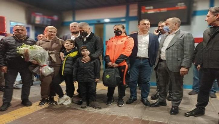Ukraynalı sporcular Trabzon'a geldi
