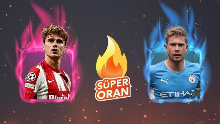 Atletico Madrid - Manchester City maçı iddaa oranları!