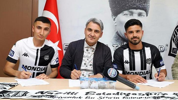 Nazilli Belediyespor Baran Kaya ve Ekin Karakuyu ile profesyonel sözleşme imzaladı