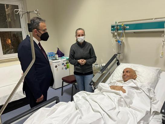 Bakan Kasapoğlu'ndan Vedat Yangın'a ziyaret