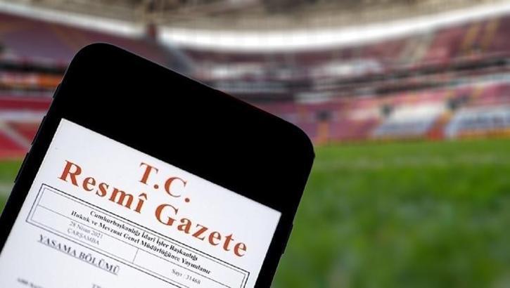 Spor yasası Resmi Gazete'de yayımlandı