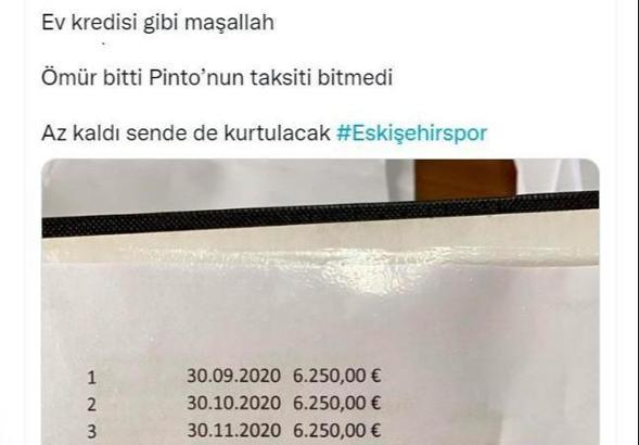 Eskişehirspor Başkanı Mehmet Şimşek'ten kararlılık içeren paylaşım