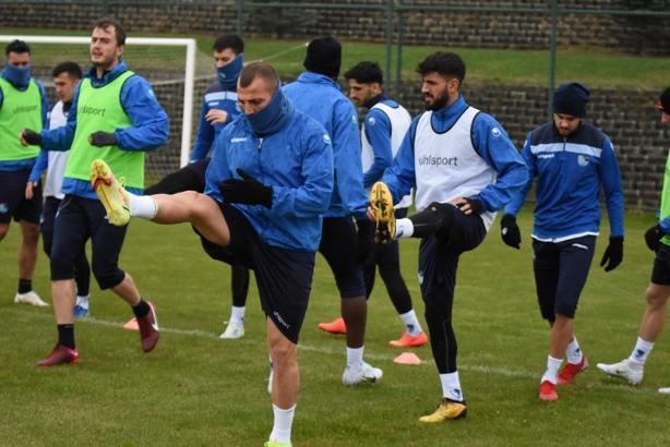 Erzurumspor'da Gençlerbirliği maçı hazırlıkları devam etti