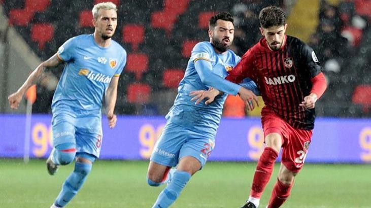 (ÖZET) Gaziantep FK - Kayserispor maç sonucu: 1-1