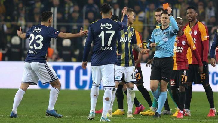 Süper Lig'de en çok kırmızı kart gören takım Fenerbahçe