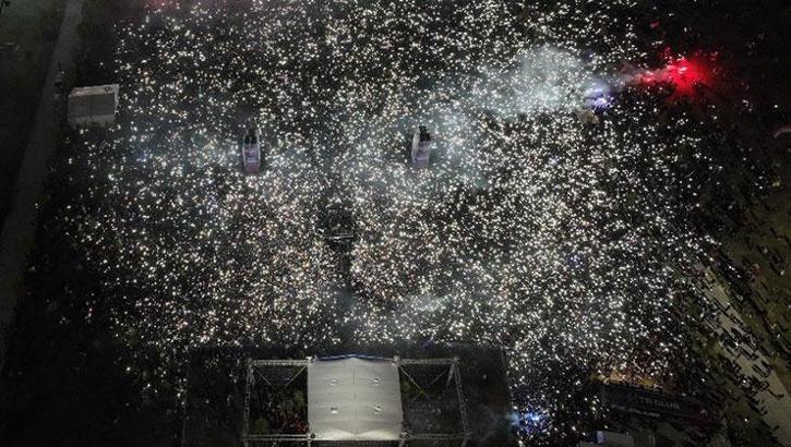 Trabzonsporlu taraftarlardan unutulmaz gece