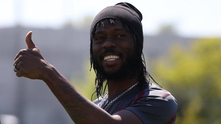 Trabzonspor'un antrenmanında Gervinho sürprizi