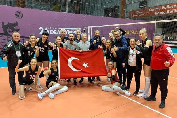 İşitme Engelliler Kadın Voleybol Takımı olimpiyat şampiyonu!