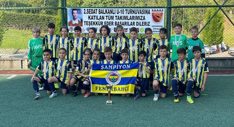 2. Sedat Balkanlı Turnuvası'nda şampiyon Fenerbahçe