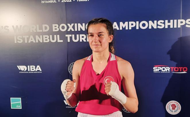 Milli boksör Hatice Akbaş, 54 kiloda yarı finalde!