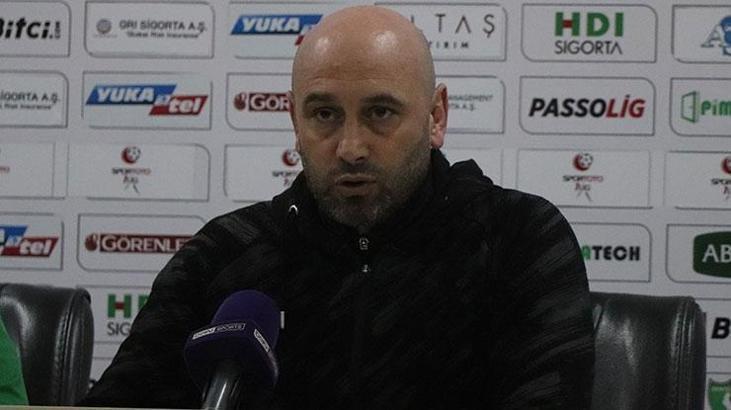 Erzurumspor'da Muzaffer Bilazer'den Denizlispor'a tebrik
