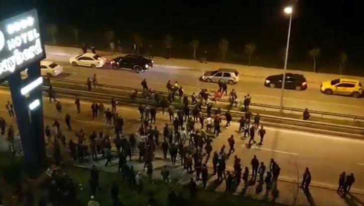 Bodrumspor'un kaldığı otele saldırı