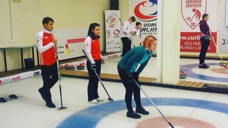 Curling Genç Milli Takımı, Riga Junior Open'da 2'de 2 yaptı