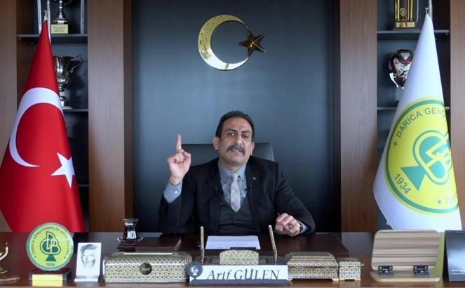 Darıca Gençlerbirliği Kulüp Başkanı Arif Gülen, 'Kayıplara karıştı' iddiası üzerine açıklama yaptı