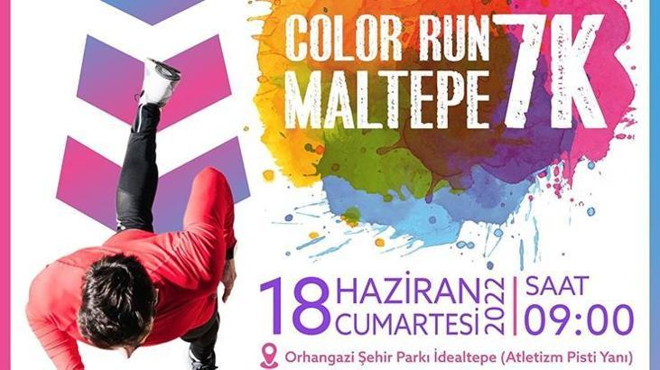 Maltepe Belediyesi'nden ‘Color Run Maltepe 7k Koşusu'