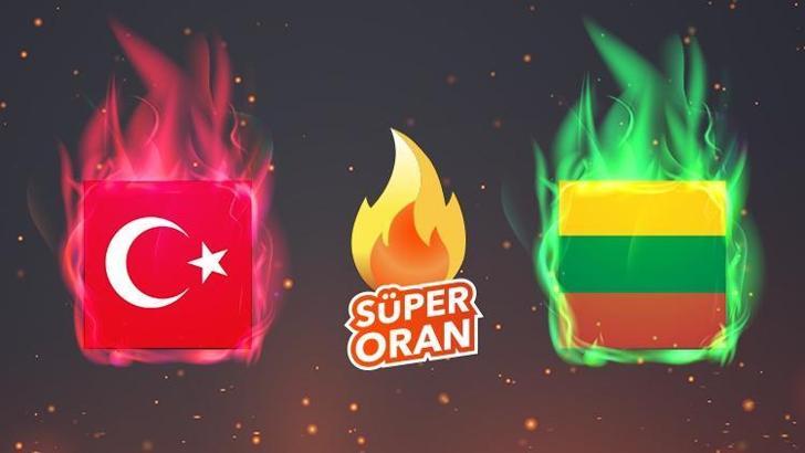 Türkiye-Litvanya maçı Süper Oran'la Misli.com'da