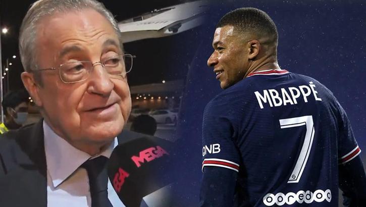 Real Madrid Başkanı Florentino Perez: Zavallı Mbappe pişmandır!