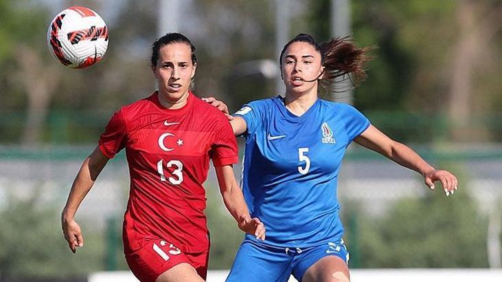 Kadın A Milliler, Azerbaycan'ı 2-0'la geçti