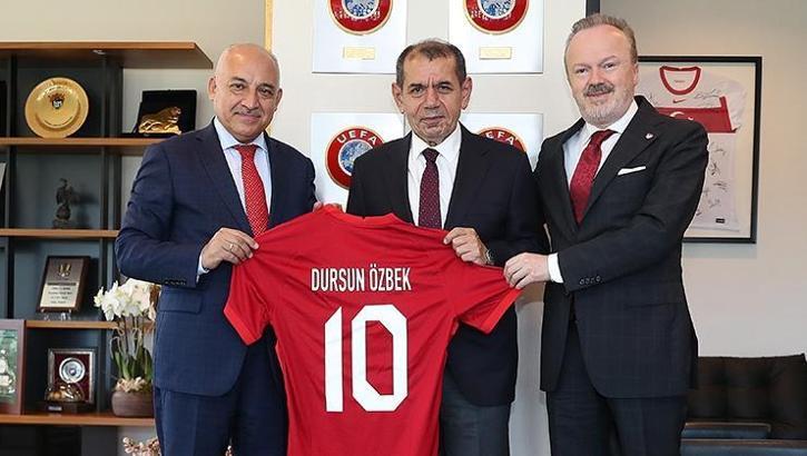 Galatasaray Başkanı Dursun Özbek'ten, Büyükekşi'ye ziyaret