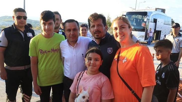 Emre Belözoğlu ve Başakşehirli futbolculara yoğun ilgi