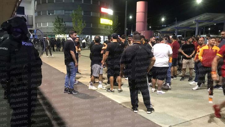 Galatasaray-Sturm Graz maçı sonrası olay!