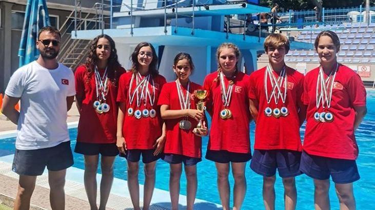 İZGEM sporcularından Varna Diving Cup'ta 20 madalya