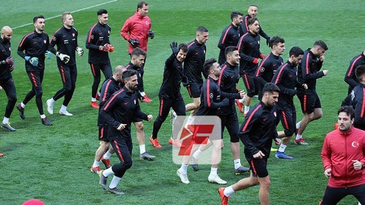A Milli Futbol Takımı hazırlıklarını sürdürdü