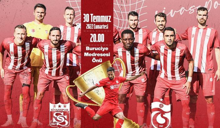 Sivasspor'un Süper Kupa maçı, dev ekrandan izlenecek