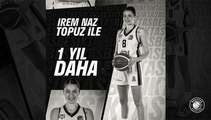 İrem Naz Topuz, 1 yıl daha Beşiktaş'ta