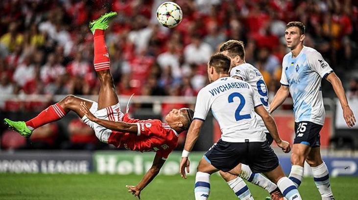 Benfica, Dinamo Kiev'i rahat geçti! Toplam skor: 5-0