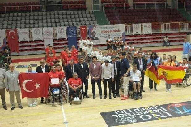 Uluslararası 23 Yaş Altı Tekerlekli Sandalye Basketbol Turnuvası başladı